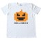 8 Bit Halloween Pumpkin - Tee Shirt