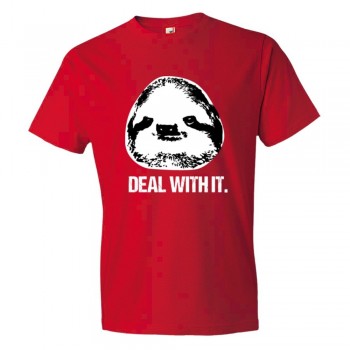 Deal With It Sloth - Tee Shirt