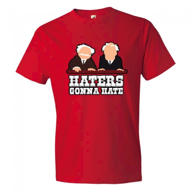 Haters Gonna Hate Muppet Show Balcony Critics Tee Shirt