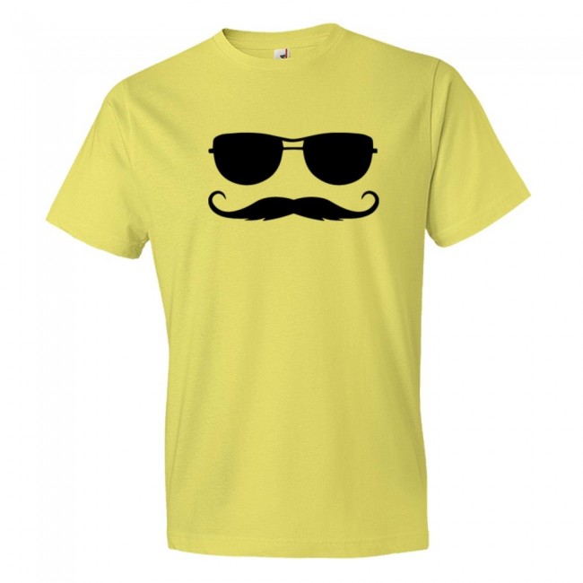 Ray Ban Sunglasses With Killer Mustache - Tee Shirt