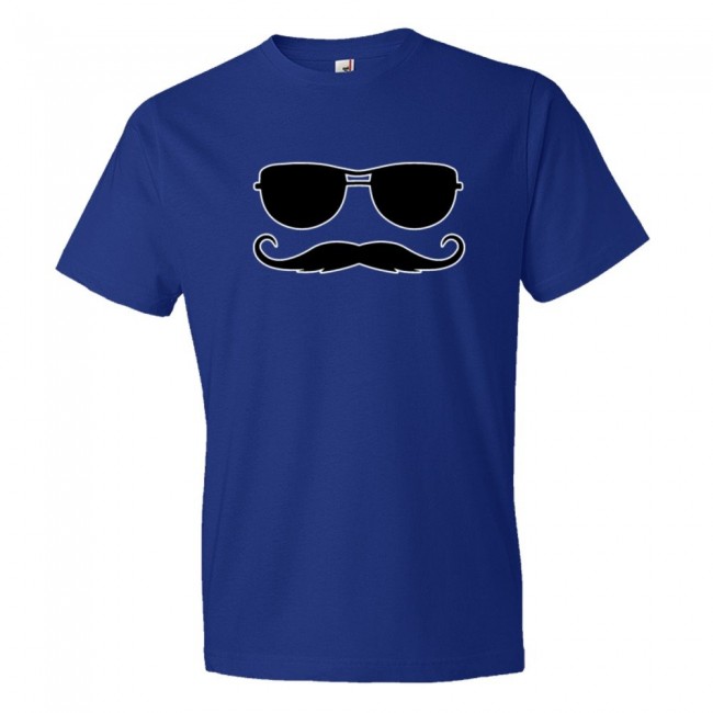 Ray Ban Sunglasses With Killer Mustache - Tee Shirt