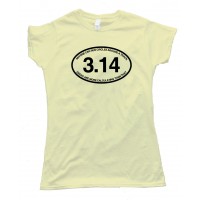 Womens 3.14 Anyone Can Run Circles Around A Track - Tee Shirt