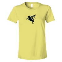Womens British Airforce Emblem With Pegasus Flying Horse - Tee Shirt