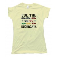 Womens Cue The Duck Boats - Tee Shirt