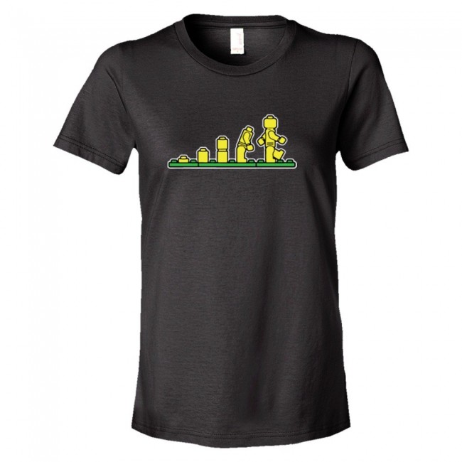 toilet aflevere Traktat Womens Lego Evolution Lego Man - Tee Shirt