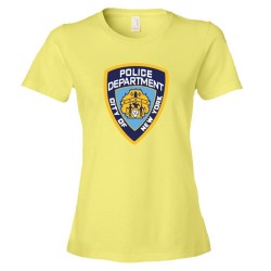 Womens Nypd New York Police Department Logo - Tee Shirt