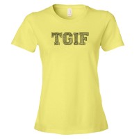 Womens Tgif Thank God It'S Friday! - Tee Shirt
