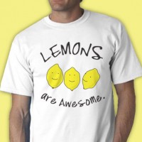 Lemons Are Awesome Tee Shirt