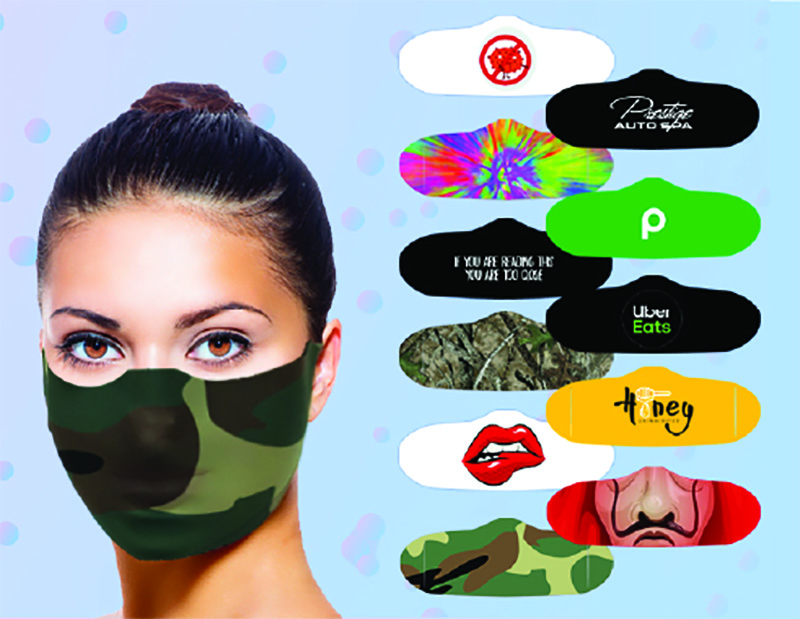 Assorted Printed Face Masks Novelty Pack Of 7