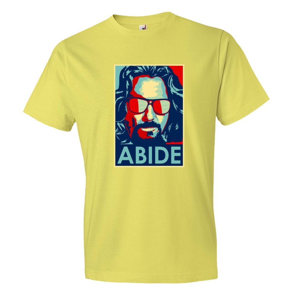 Abide The Dude From The Big Lebowski Obama Style Poster - Tee Shirt