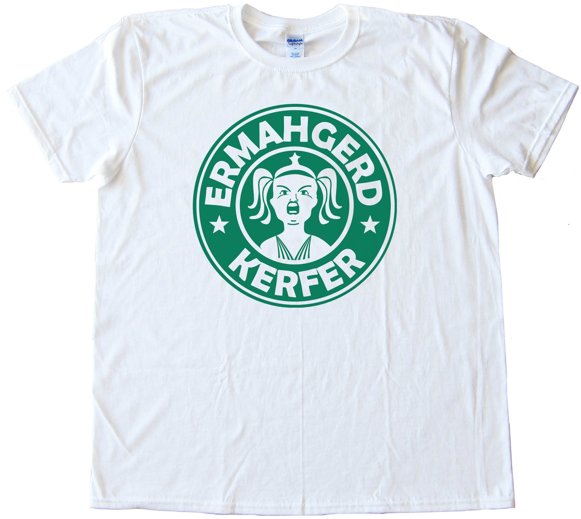 Ermahgerd Kerfer Starbucks Parody - Tee Shirt