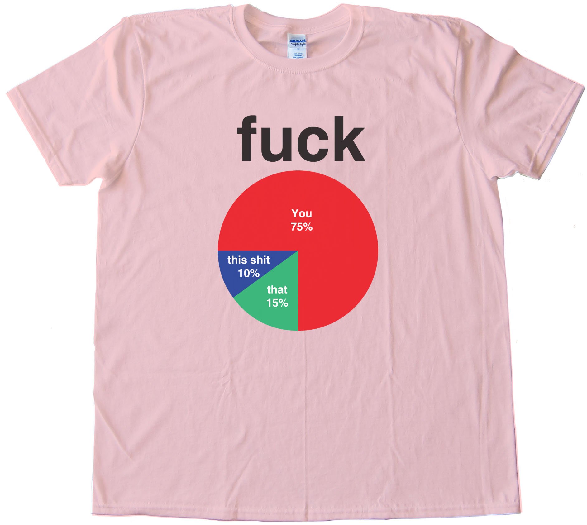 Fuck Pie Chart - F You F That F This Sh!T Tee Shirt