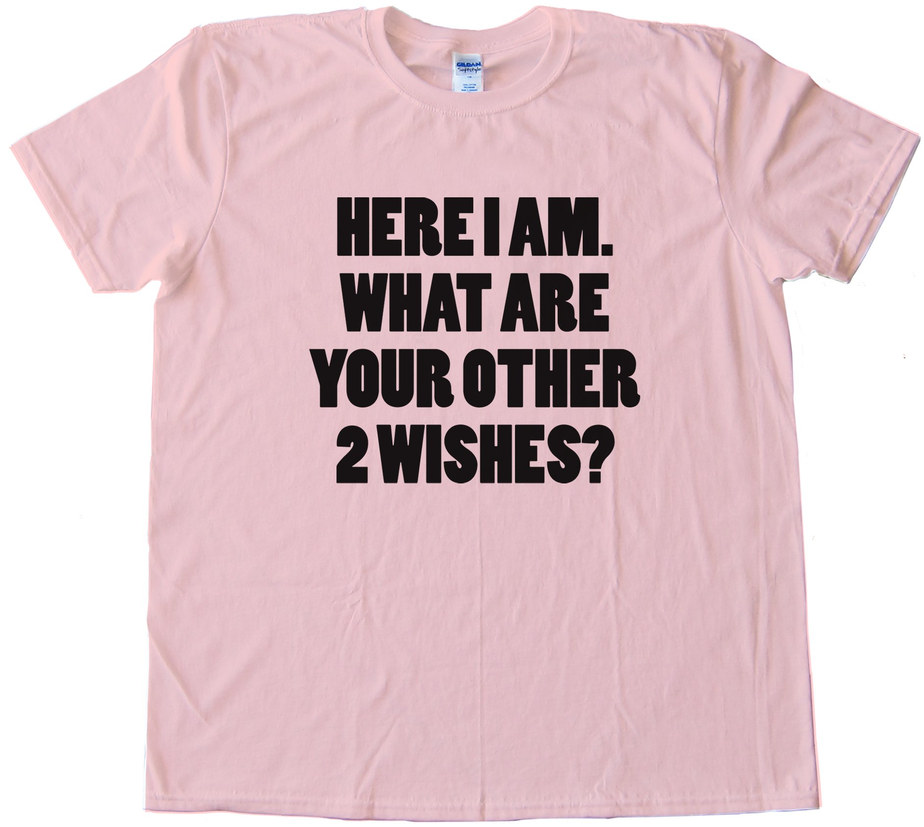 Here I Am What Are Your Other Two Wishes Tee Shirt