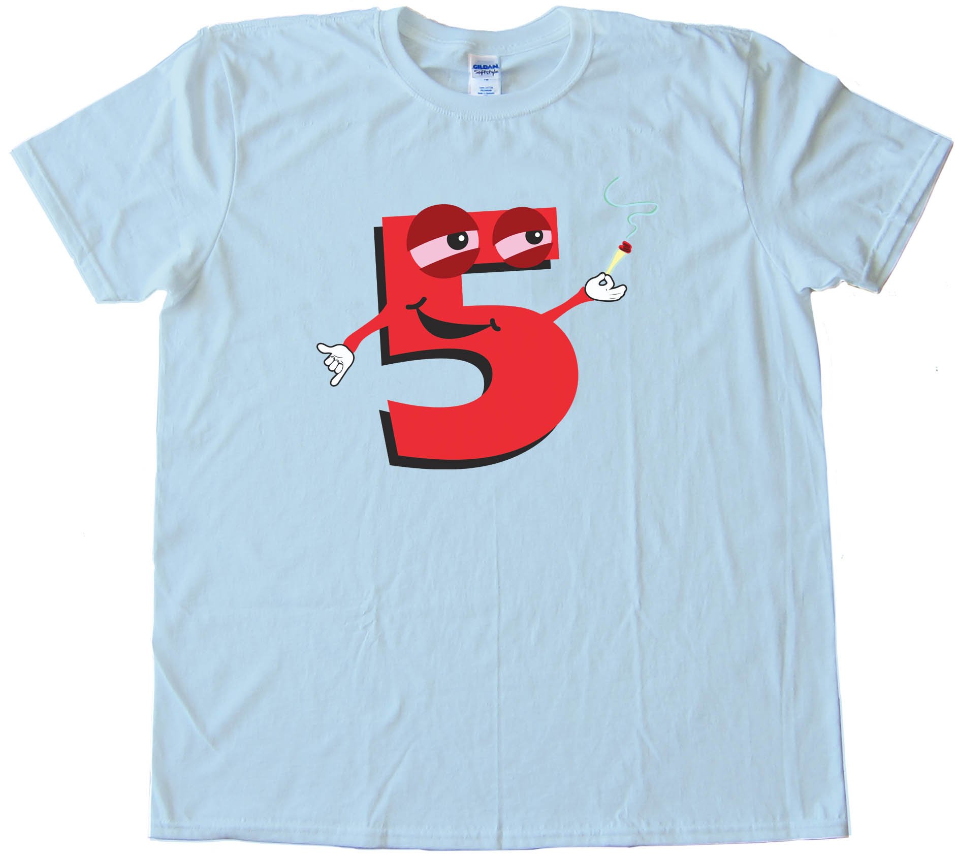 High Five Smoking Number 5 - Tee Shirt