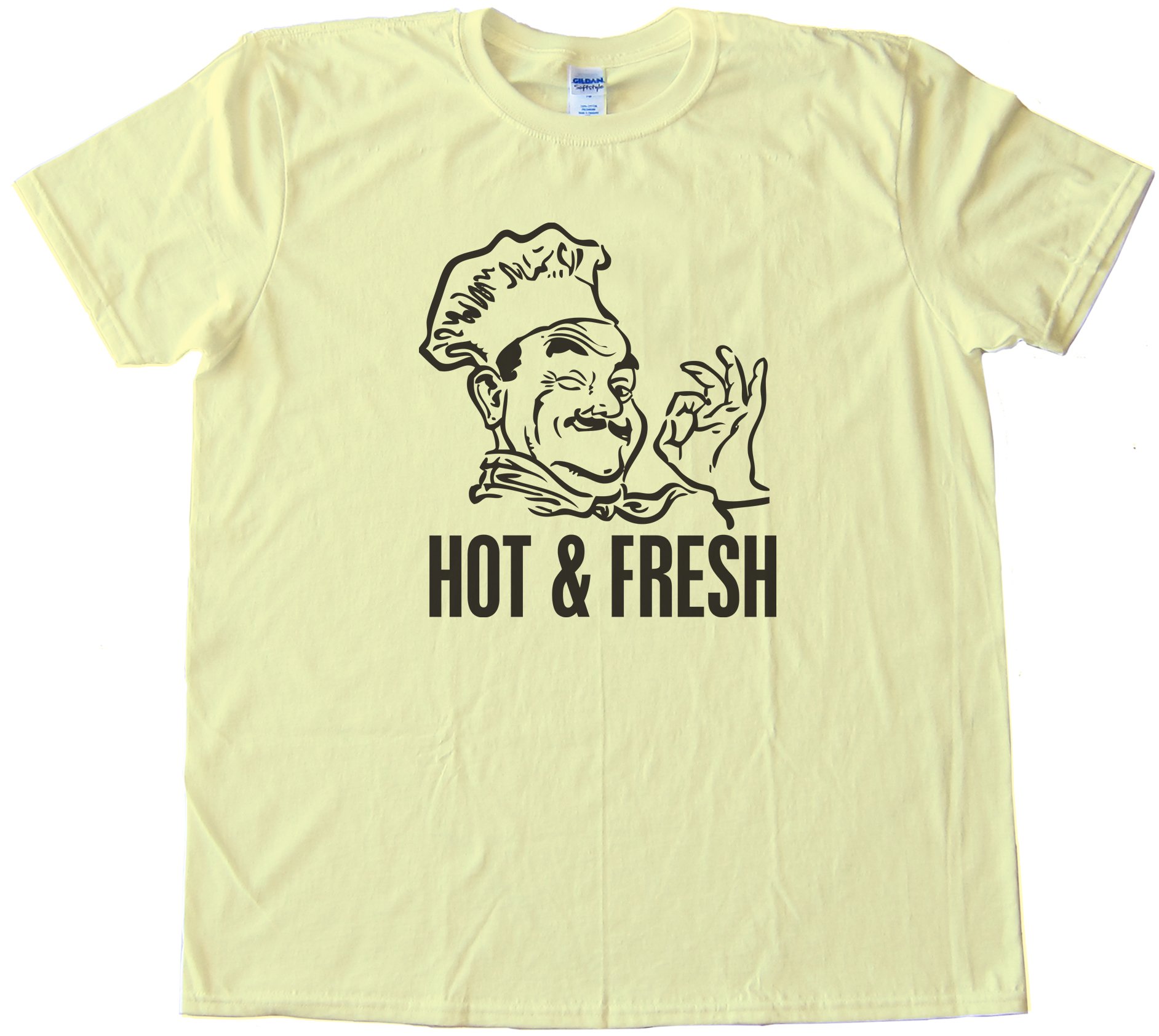 Hot And Fresh Pizza Guy Tee Shirt