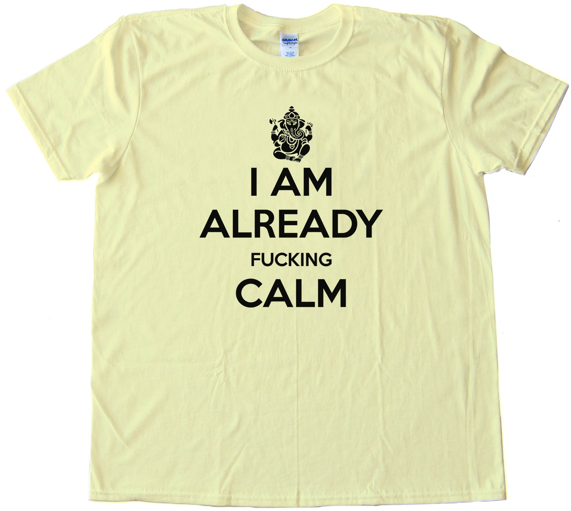 I Am Already Fucking Calm - Keep Calm And Carry On Spoof - Tee Shirt