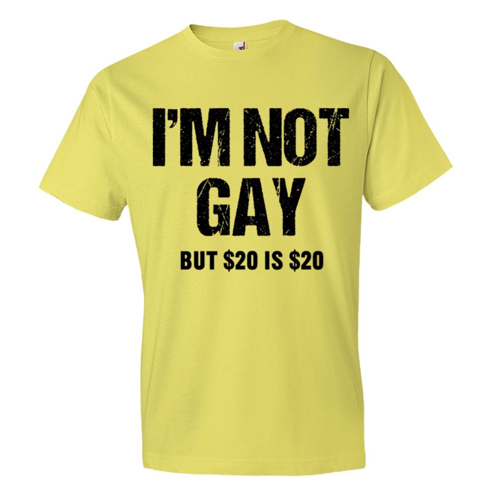 I'M Not Gay But $20 Is $20 - Tee Shirt