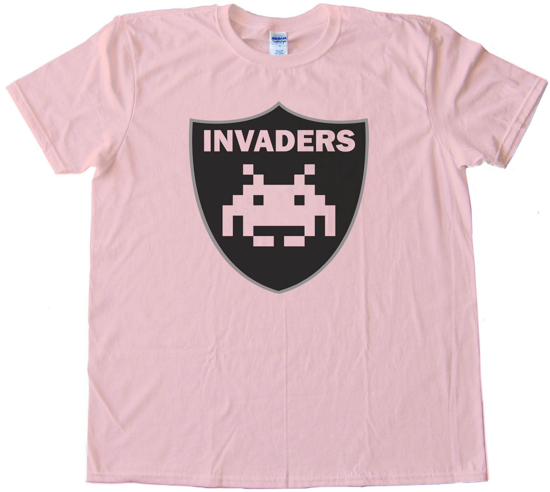 Invaders Raiders Retro Gaming Football - Tee Shirt