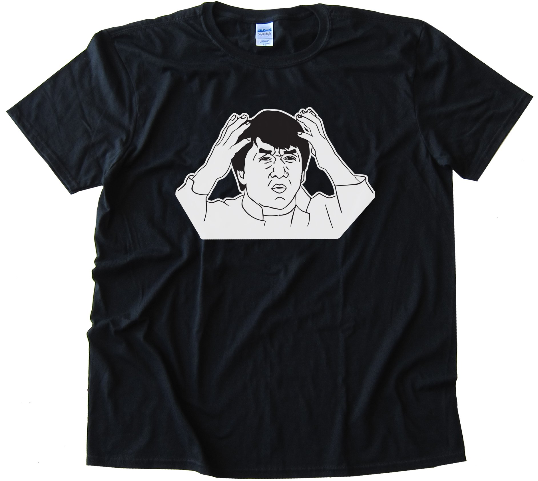Jackie Chan Rage Comic Face Tee Shirt