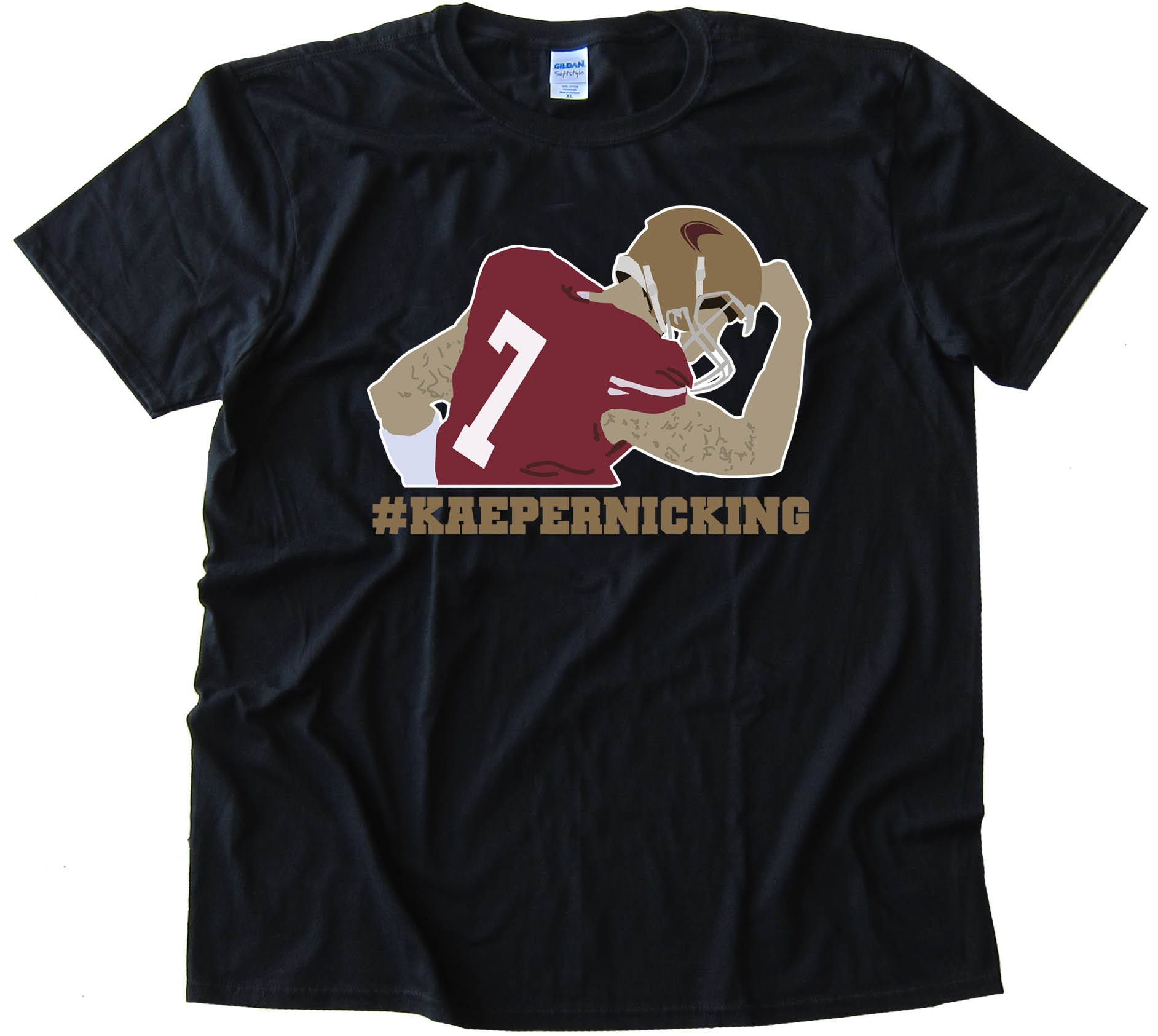 Kaepernicking 49Ers Quarterback -- Tee Shirt