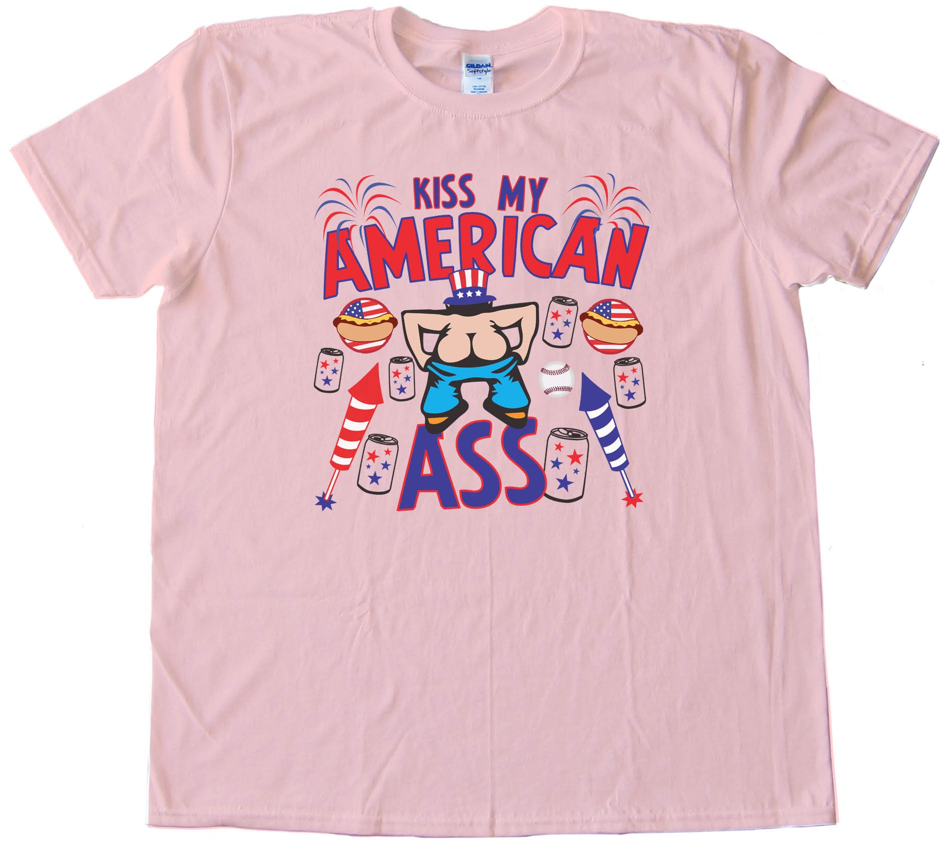 Kiss My American Ass - Tee Shirt