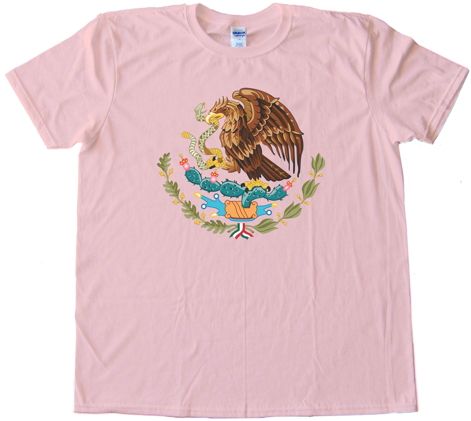 Mexico Flag Center - Tee Shirt