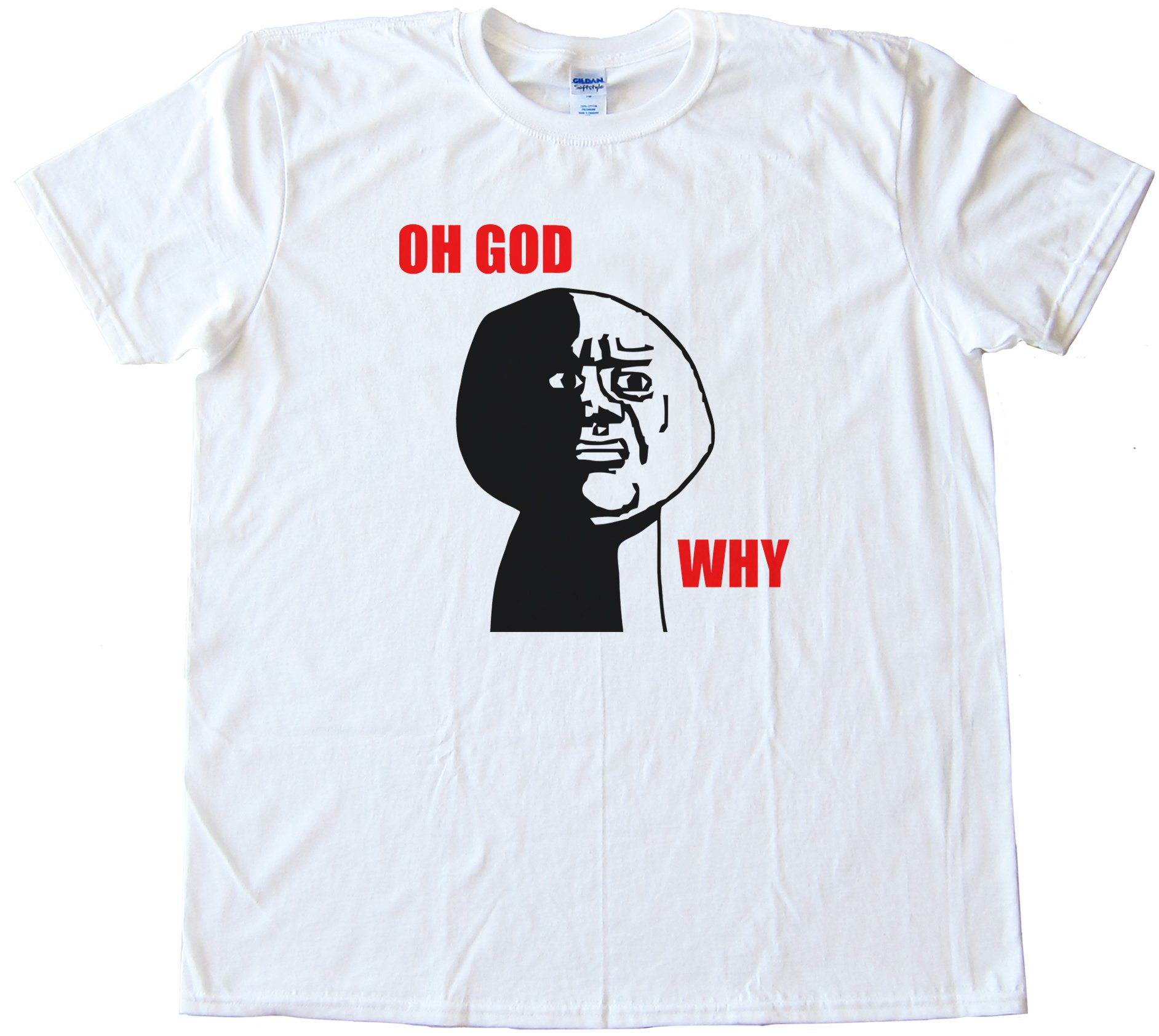 Oh God Why Rage Face Tee Shirt