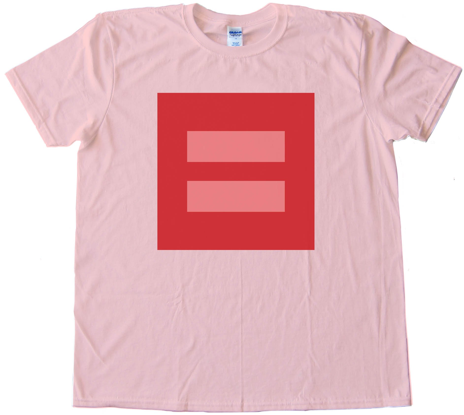 Pink Equal Symbol Facebook Equality - Tee Shirt