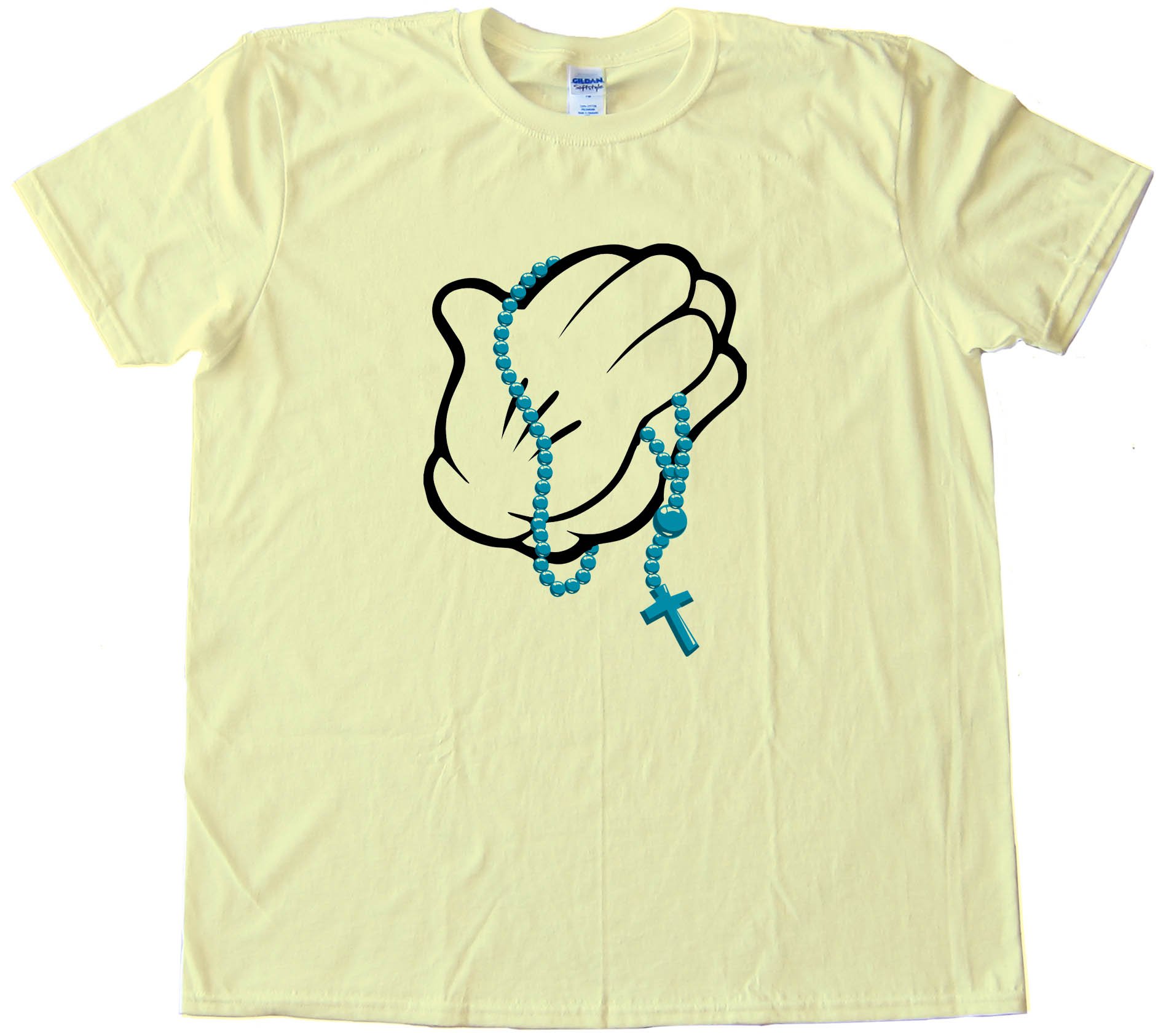Praying Hands Mickey Mouse Style - Tee Shirt