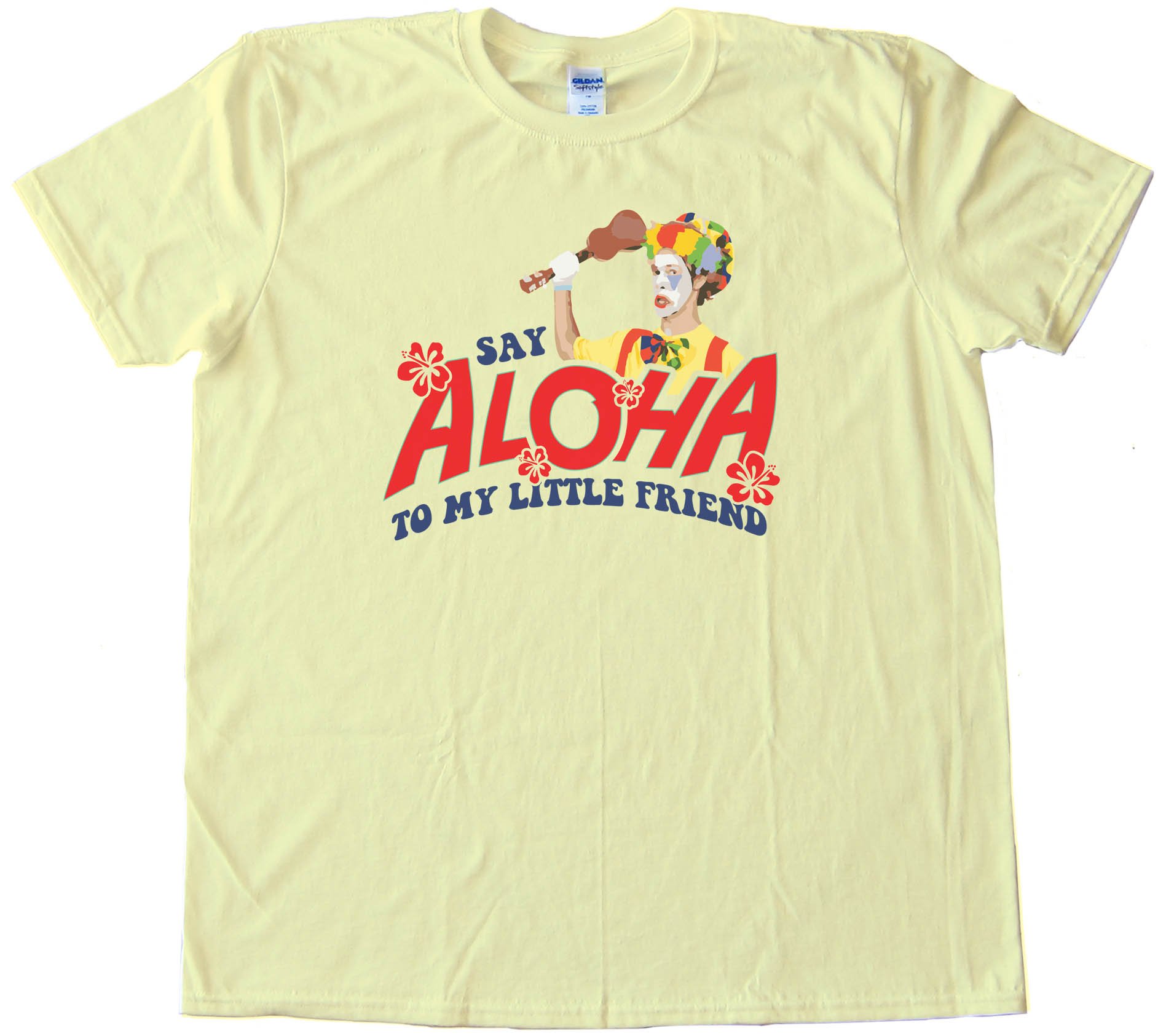 Say Aloha To My Little Friend Scarface Ukulele - Tee Shirt