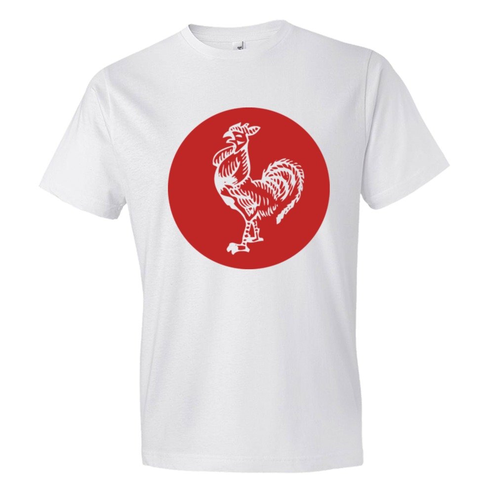 Sriracha Rooster Emblem Logo - Tee Shirt