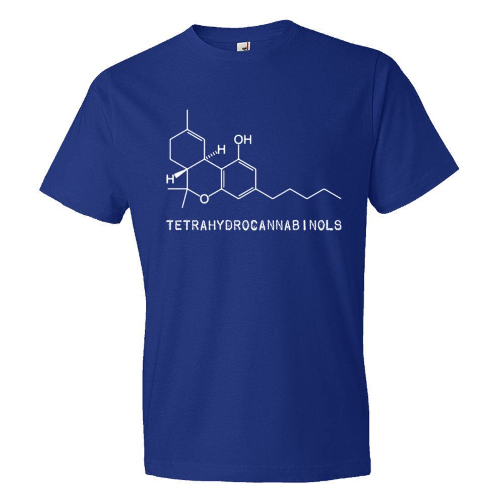 Thc Molecular Structure Diagram - Tee Shirt