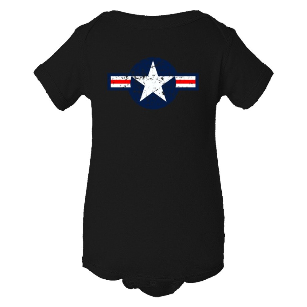 Baby Bodysuit Classic American Military Star Air Force