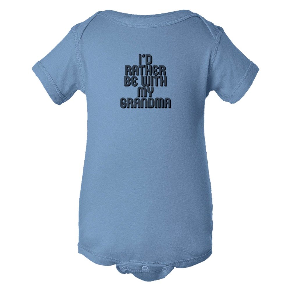 Baby Bodysuit I'D Rather Be With My Grandma