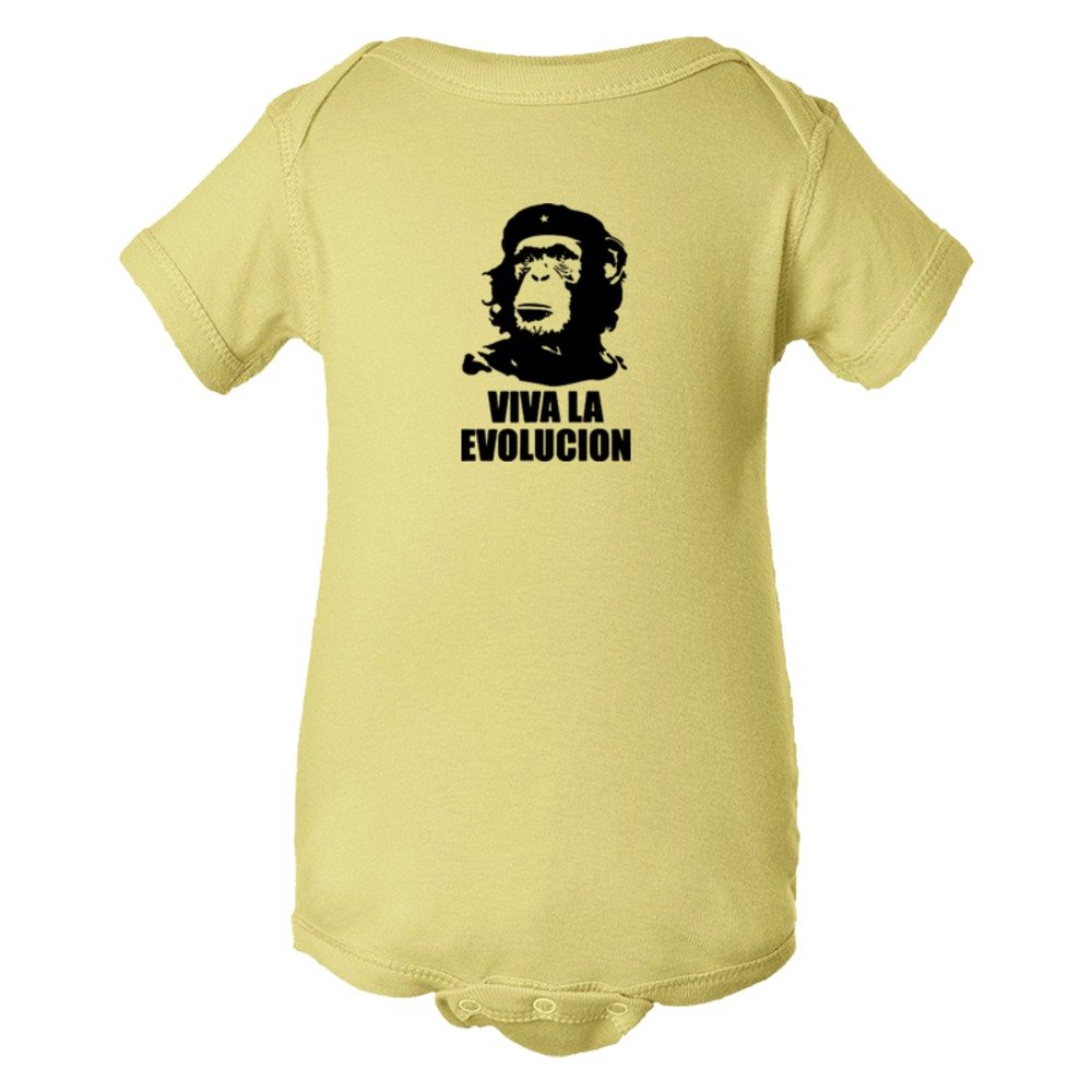 Baby Bodysuit Viva La Evolucion Che Guevara Chimp