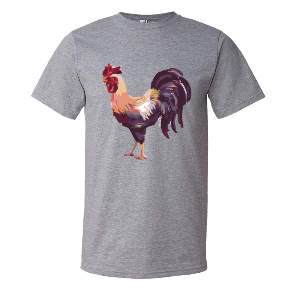 Big Cock Rooster Painting - Tee Shirt