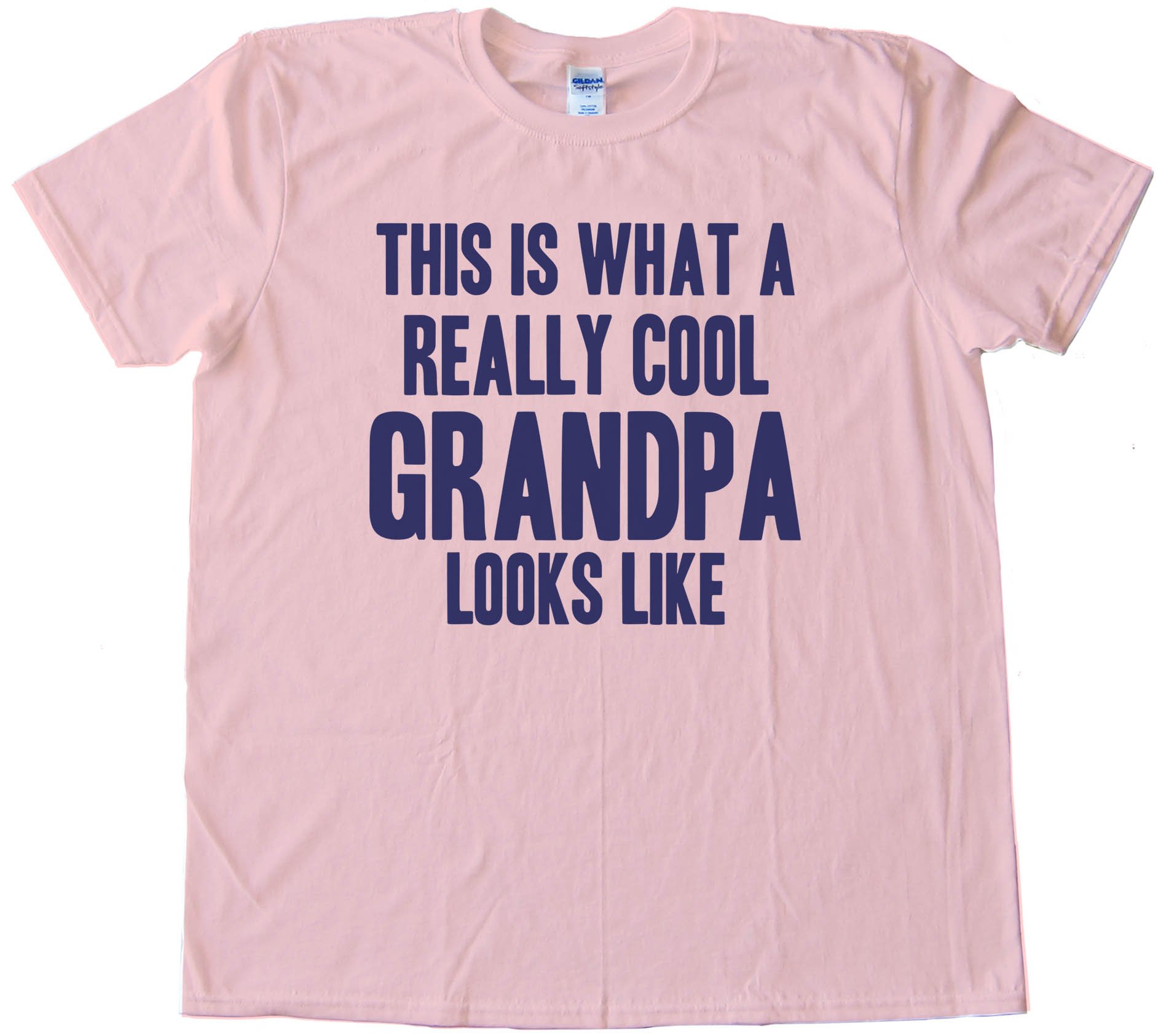 Big Text This Is What A Really Cool Grandpa Looks Like - Tee Shirt