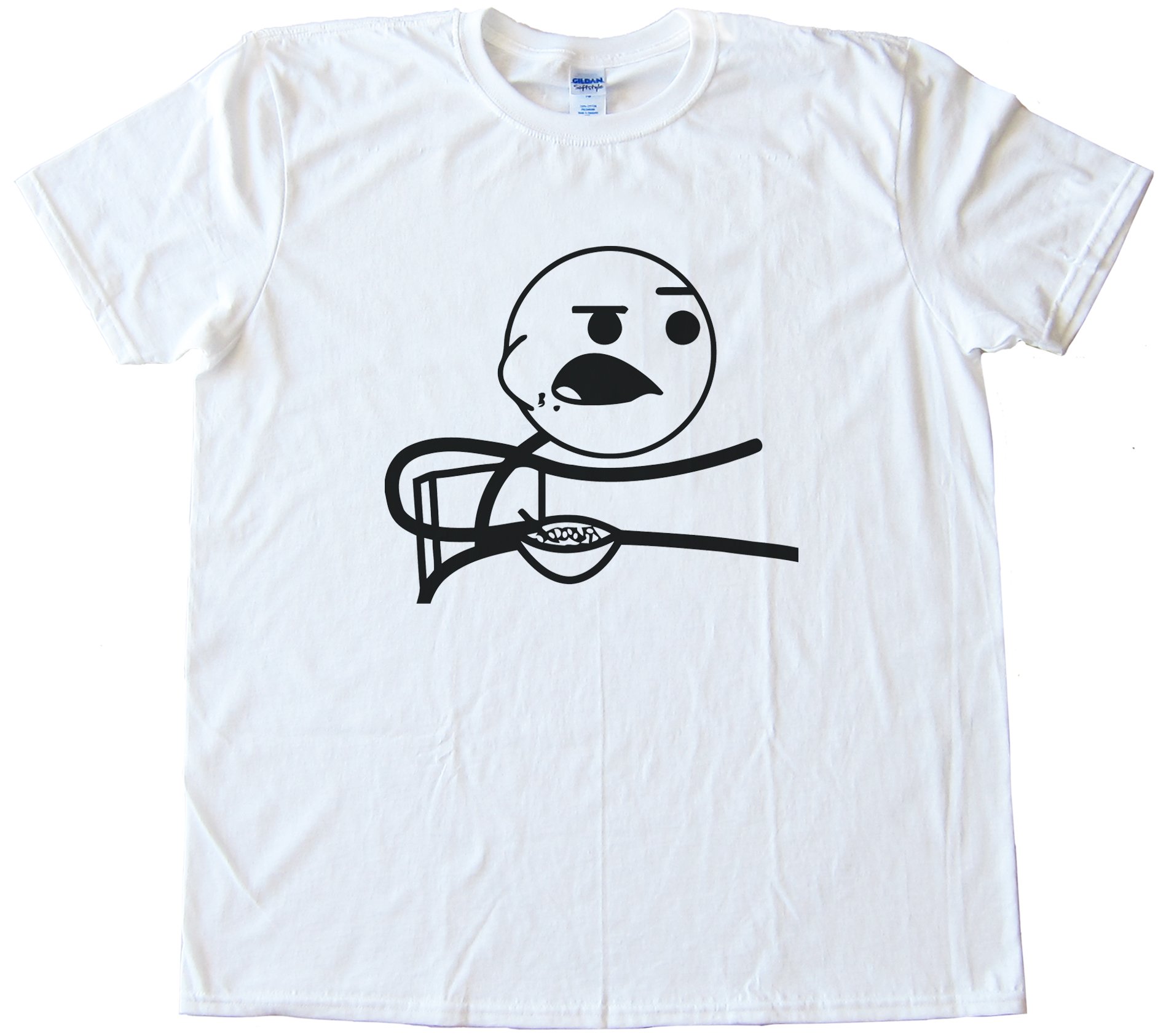 Cereal Guy Rage Comic Face Tee Shirt