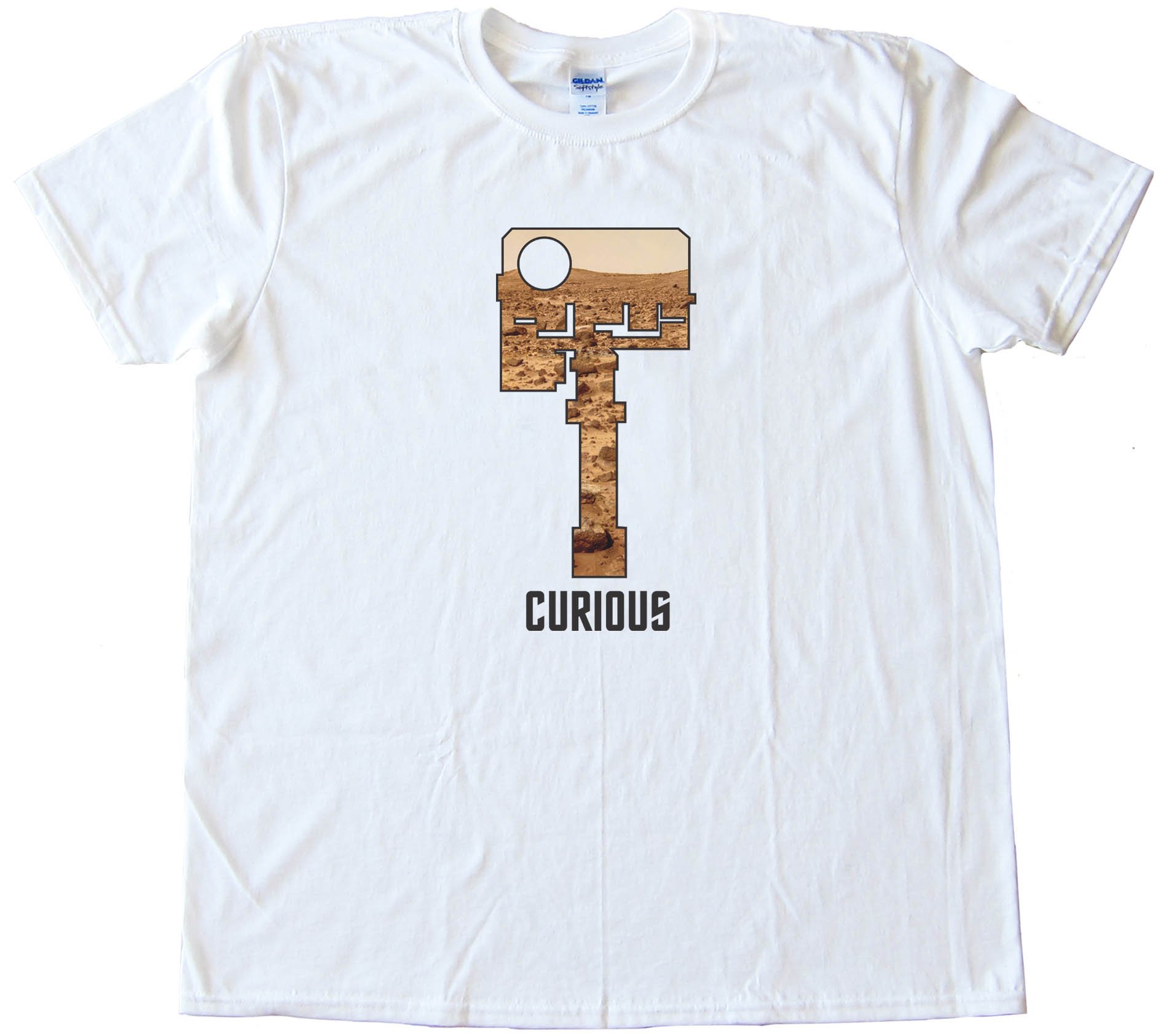 Curious - Mars Rover Head Camera - Tee Shirt