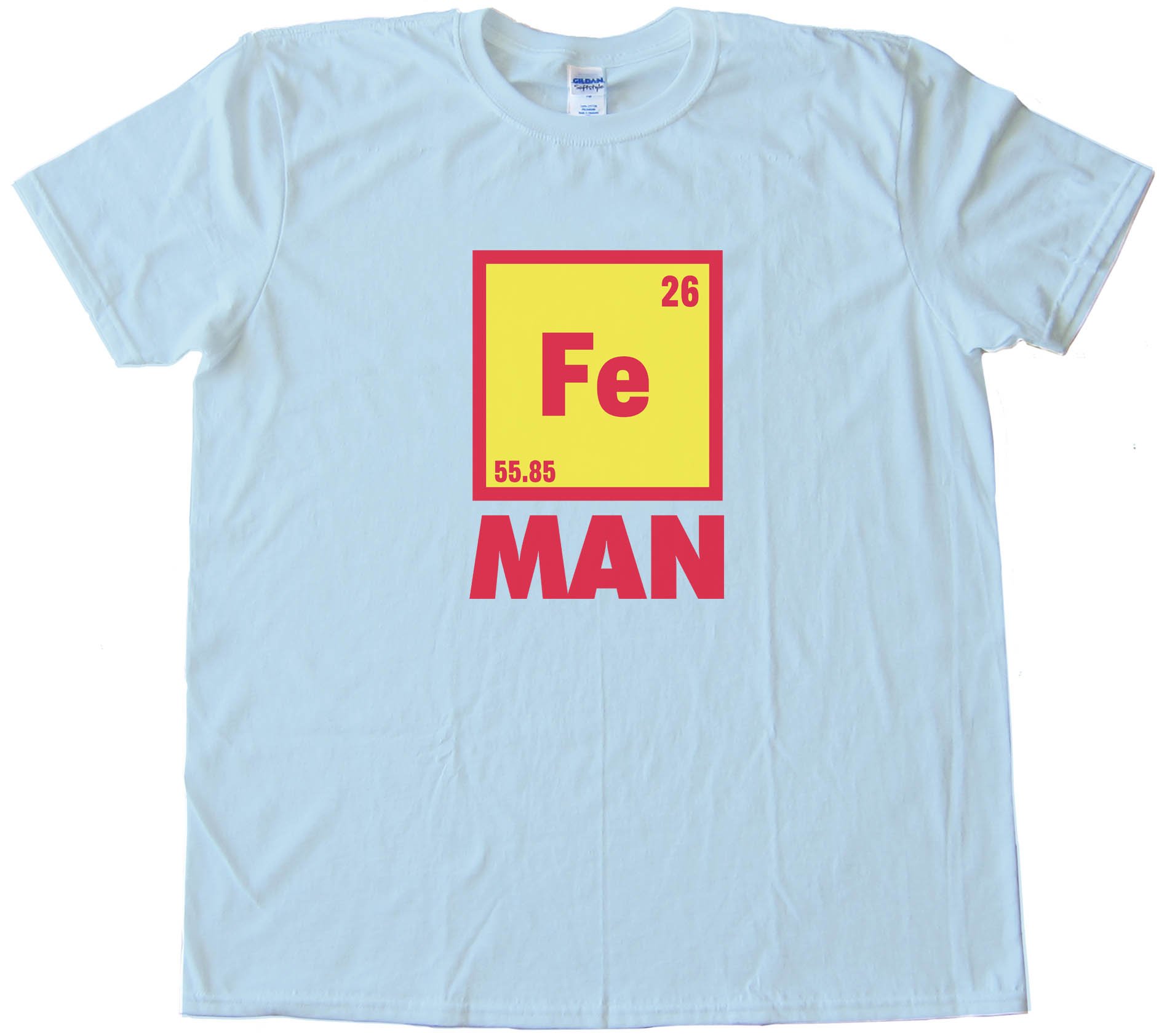 Iron Man Chemical Symbol Tee Shirt