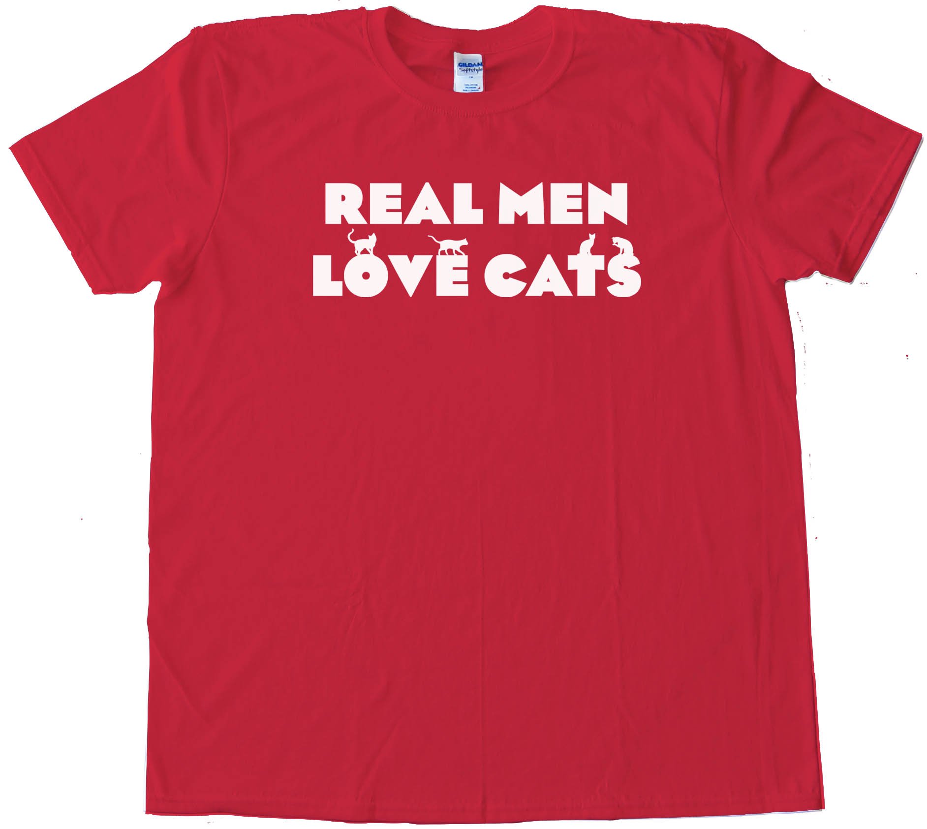 Primo Real Men Love Cats - Tee Shirt