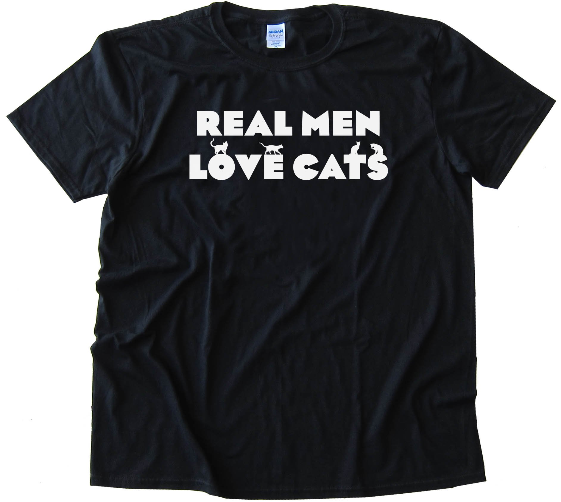 Primo Real Men Love Cats - Tee Shirt