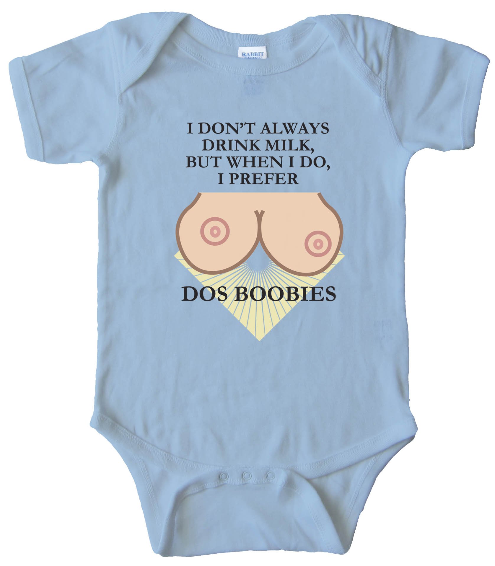 The Most Sophisticated Baby In The World - Dos Boobies - Baby Bodysuit