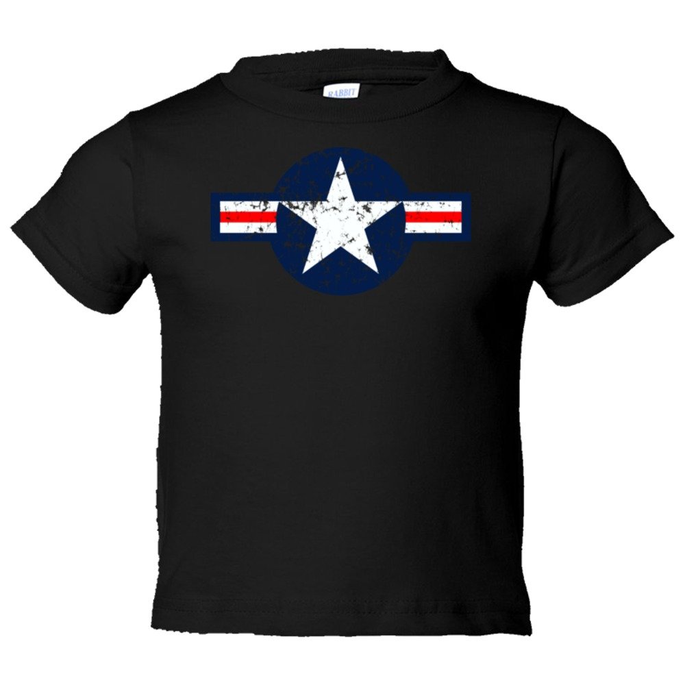 Toddler Sized Classic American Military Star Air Force - Tee Shirt Rabbit Skins