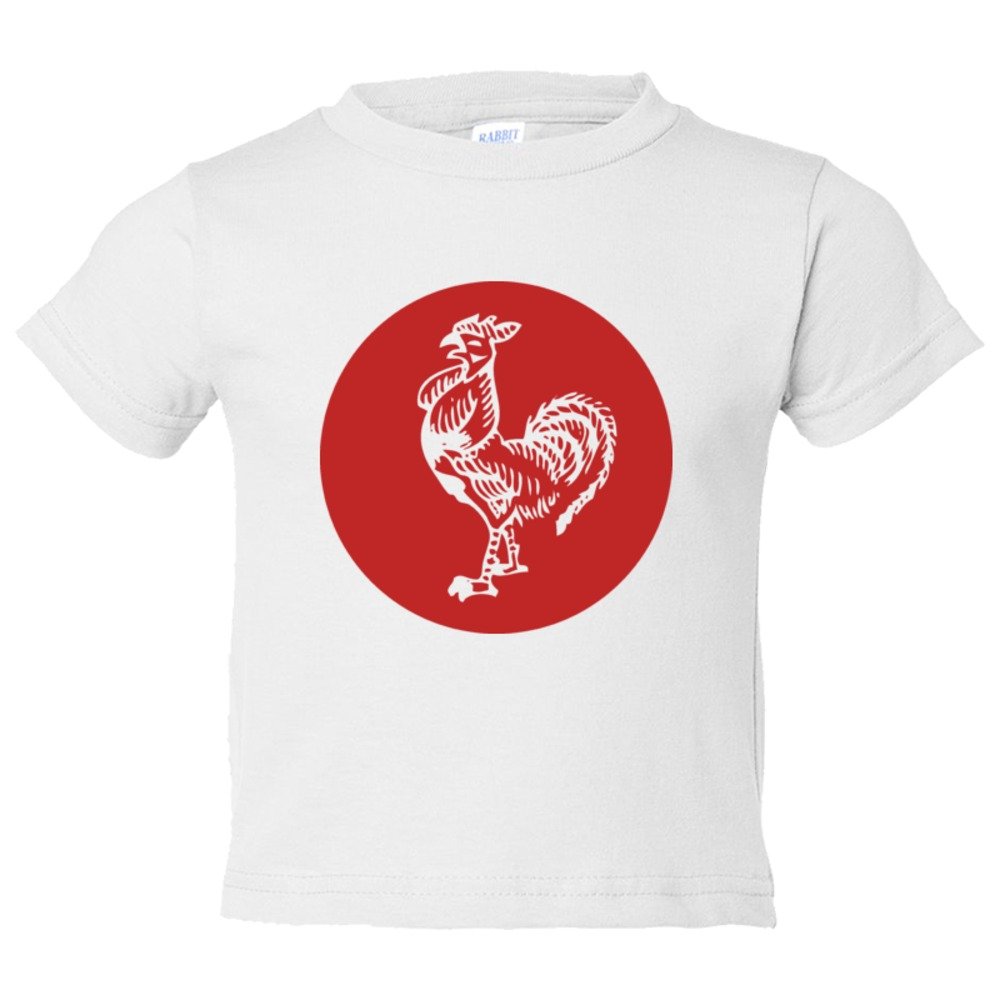 Toddler Sized Sriracha Rooster Emblem Logo - Tee Shirt Rabbit Skins