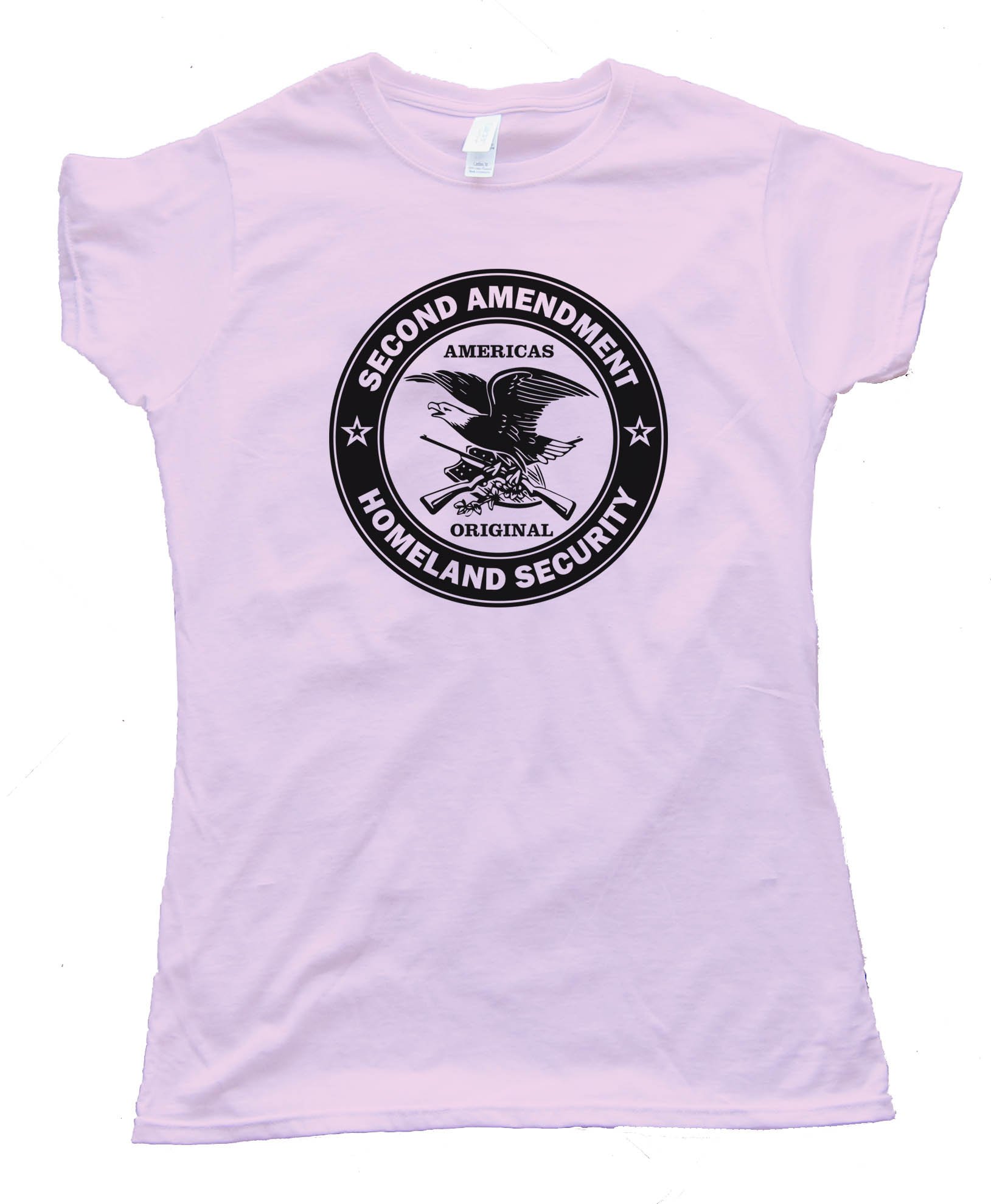 Womens Americas Original Homeland Security The Second Amendment Tee Shirt