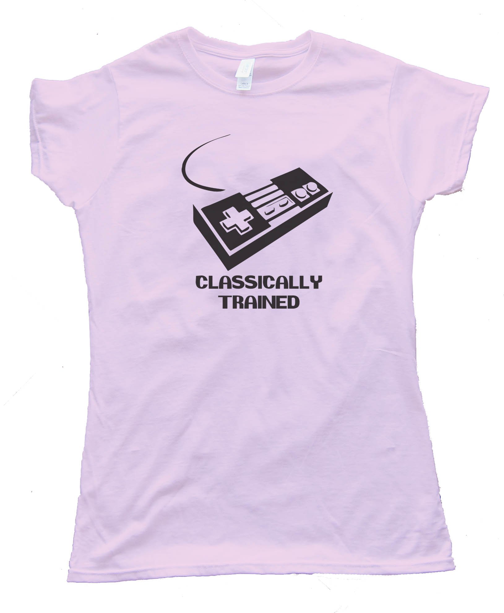 Womens Classically Trained Nintendo Controller Gamer - Tee Shirt