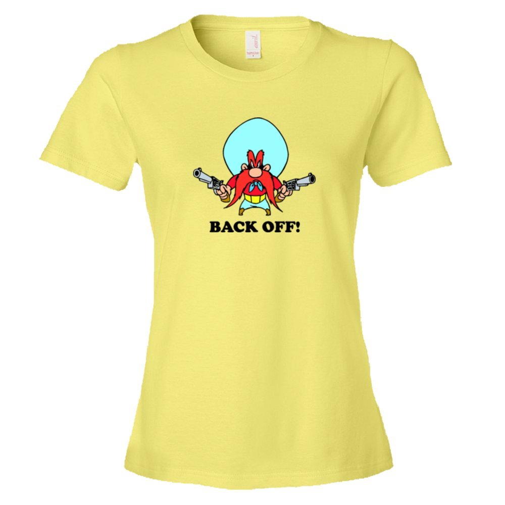 Womens Back Off! Yosemite Sam Classic - Tee Shirt