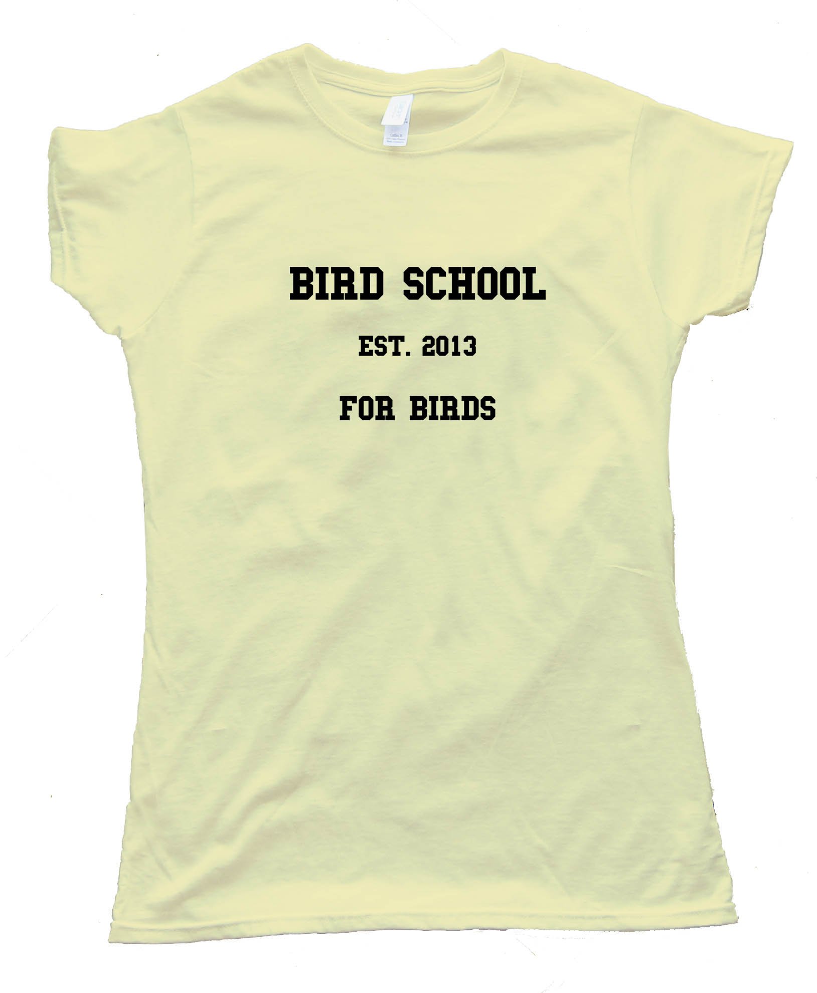 Womens Bird School For Birds Tee Shirt