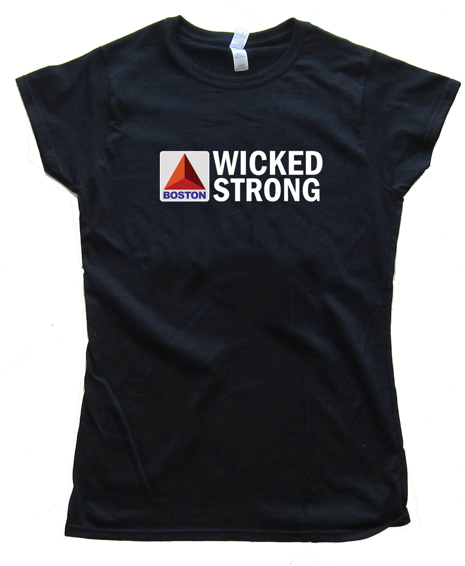 Womens Boston Wicked Strong Citgo Sign - Tee Shirt